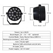 UV DJ Light 18 x 1Watt LED Black Light_thumb2